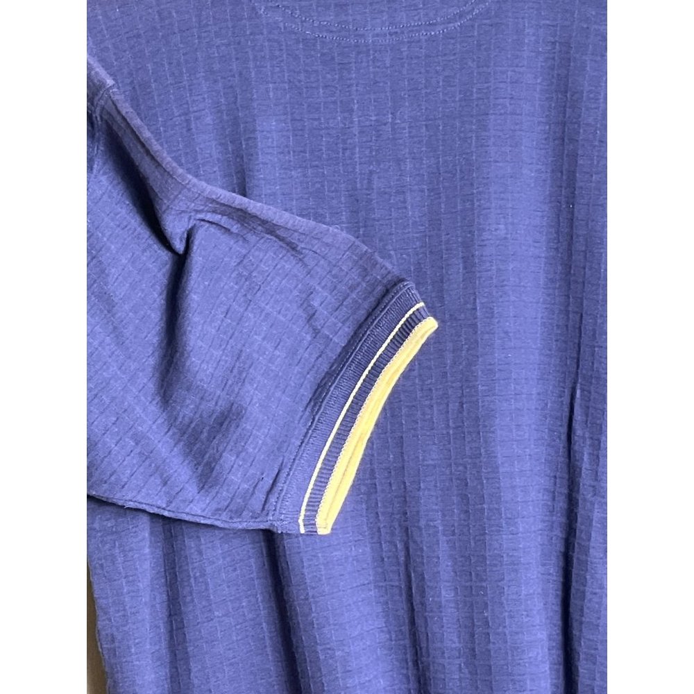 Equus Shirt Blue Golf Polo Short Sleeve NWT Cotton Blend Mens Size M - Picture 4 of 4